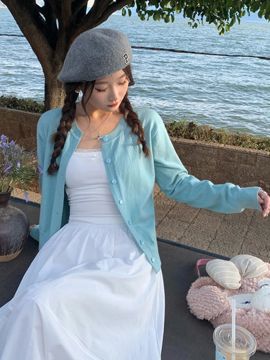 Women's long-sleeved cardigan