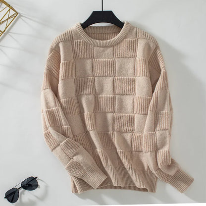 Casual loose-fitting sweater for women