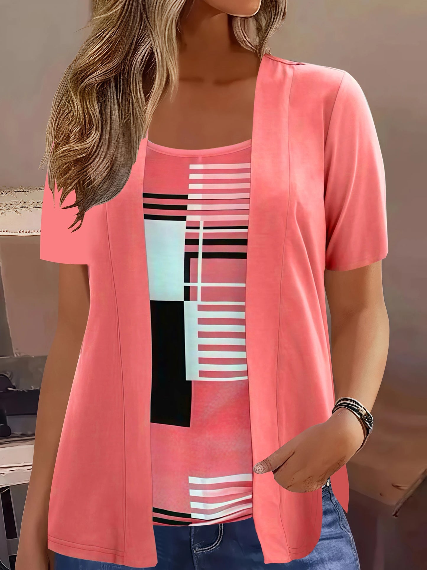 Plus Size Womens Summer Casual Top