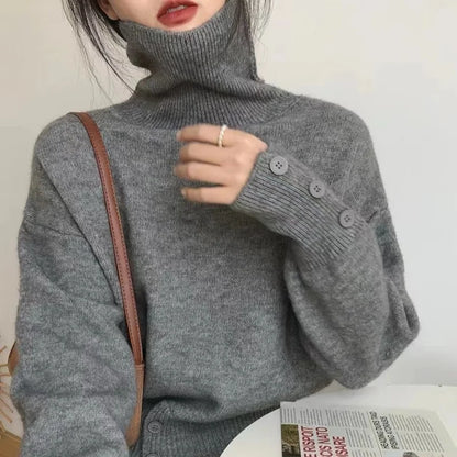 Fall winter turtleneck sweater
