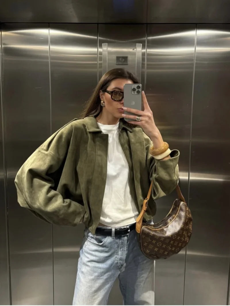 New spring women's bomber jacket