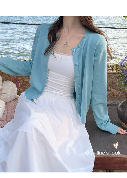 Women's long-sleeved cardigan