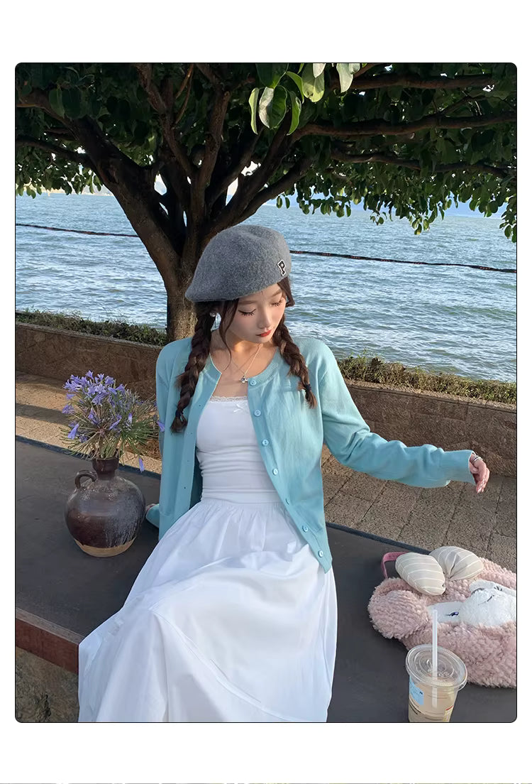 Women's long-sleeved cardigan