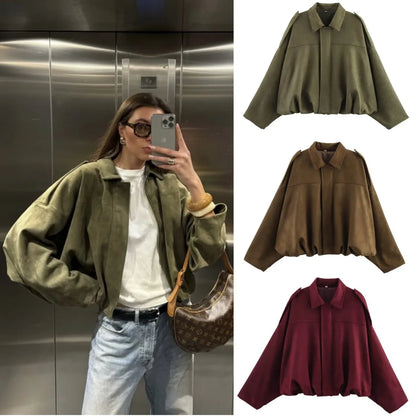 New spring women's bomber jacket