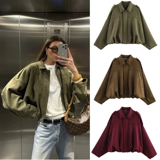 New spring women's bomber jacket